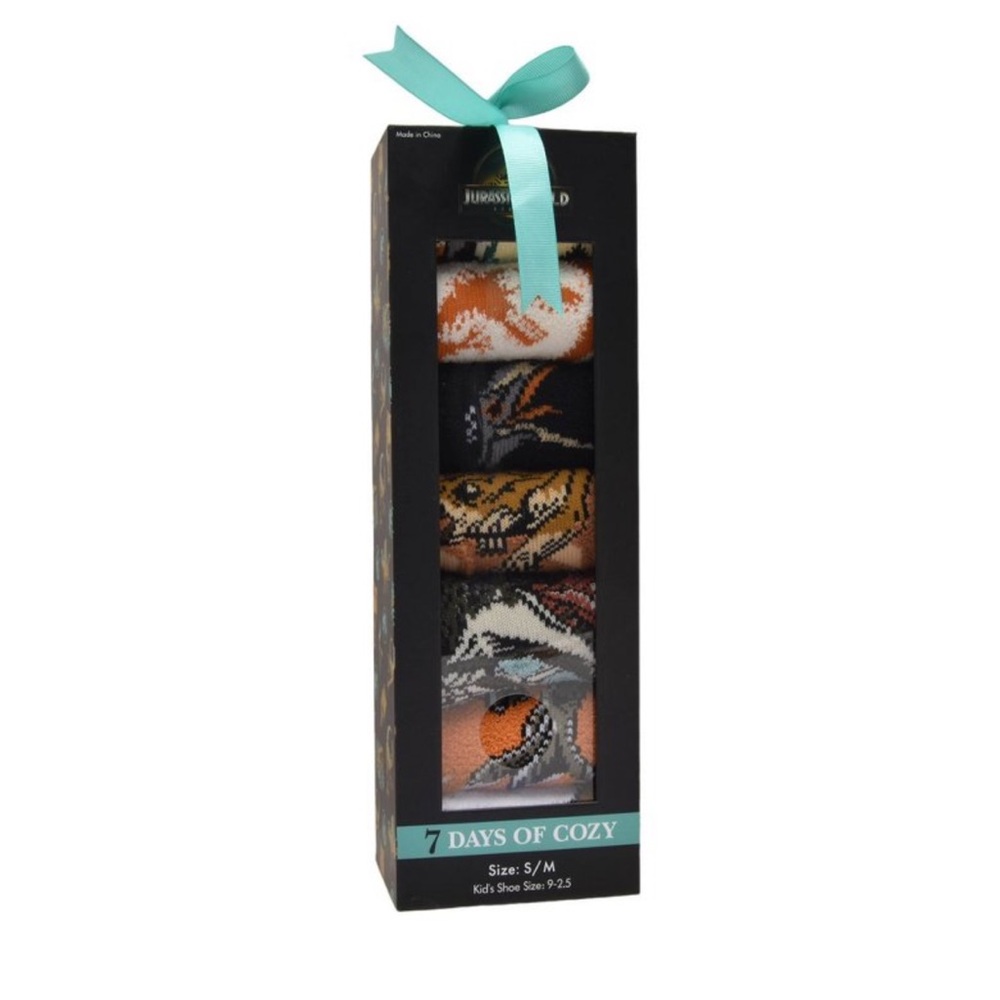 Kid’s Jurassic World 7 Days Of Cozy Socks